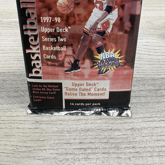 1997-98 Upper Deck Series 2 Basketball - Sealed Pack Jordan - Picture 3 of 10